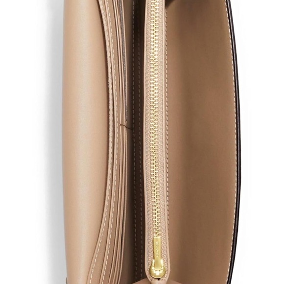 Coach Signature Floral Tan Clutch